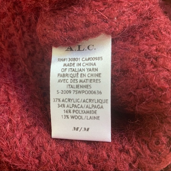 A.L.C. Robertson Color Block Sweater Medium - Picture 8 of 8